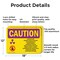 Signmission Radiation & Laser Sign, 12 in H x 18 in W, Aluminum, Rectangle OS-2PACK-CR-A-1218-L-10157 - alternate 2